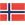 DOV4002  4002 Pusseskinn, display, Norsk flagg 18x12,5cm, Fridolin